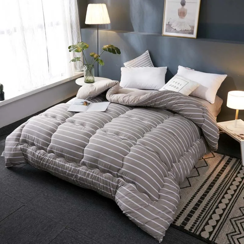 

Hotel Quilt Duvet Down Single Double Quilts Thickening Winter Very Warm Comforter Duvets King Queen Twin Size Weighted Blanket