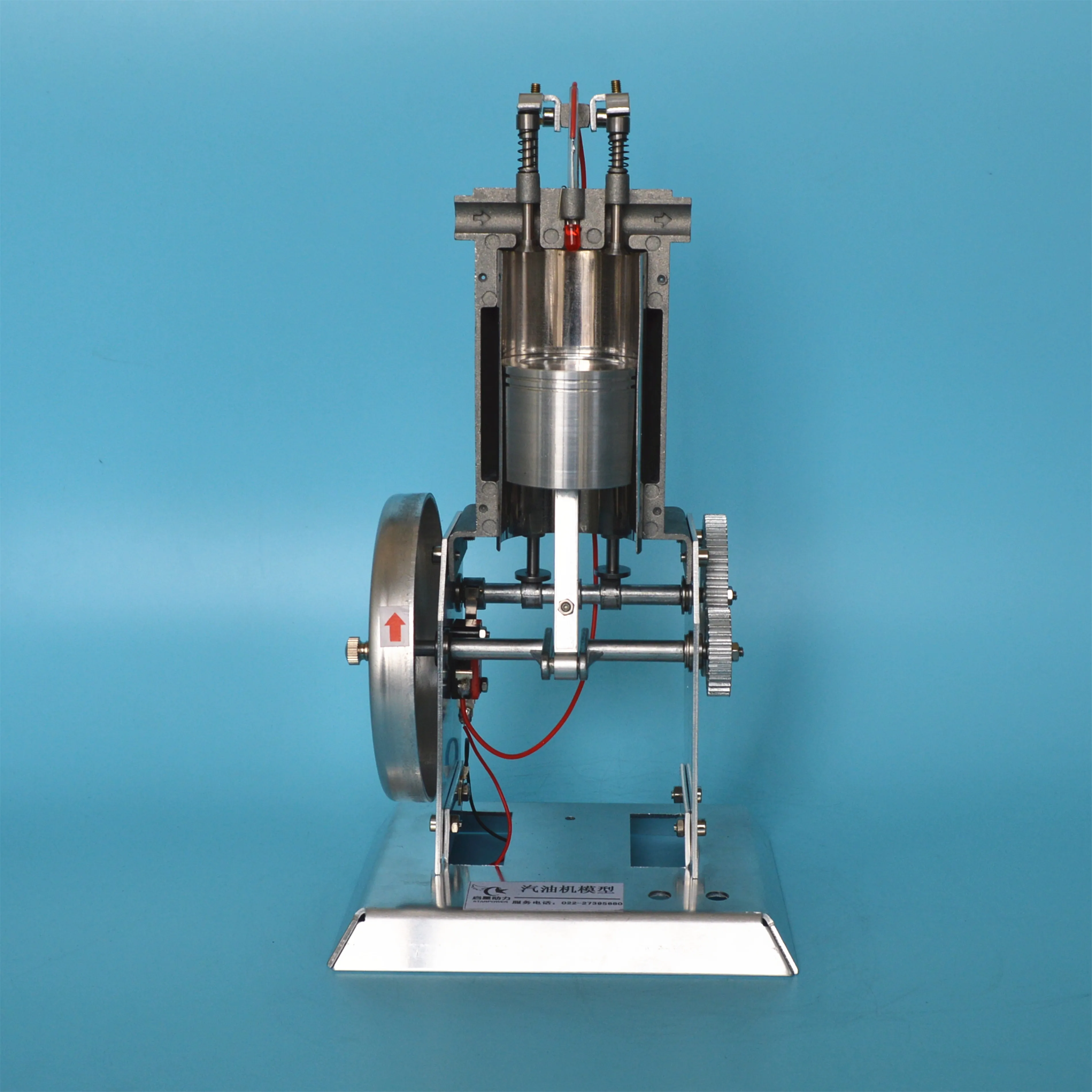 J31008 full metal gasoline engine model single cylinder internal combustion engine physics experiment teaching instrument