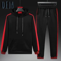 2021 autumn tracksuits mens set 2 pcs hoodies pants suit fleece sweatshirt sportswear hoodie sets casual mens jogging suits