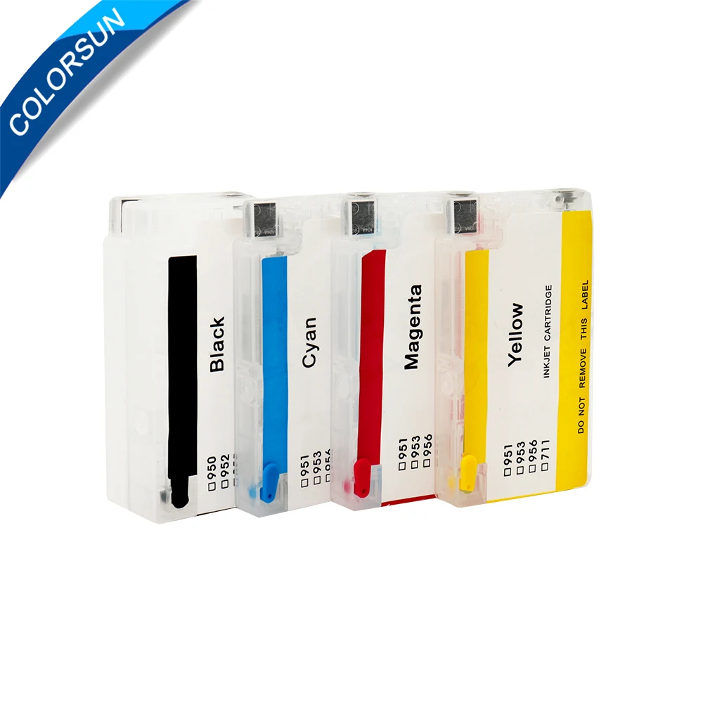 4 шт. многоразового использования для hp 953 954 952 955 XL чернильный картридж HP OfficeJet Pro