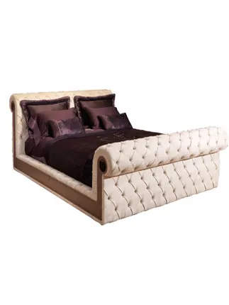 

2021 new style big bed postmodern family pull button 2 meters bedroom double bed newlywed