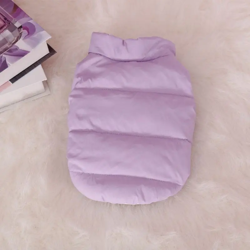 

Pet Clothing Dog Coat Vest Winter Clothes For Dogs Warm Dog Down Jacket Vest For Chihuahua French Bulldog Pet Clothing