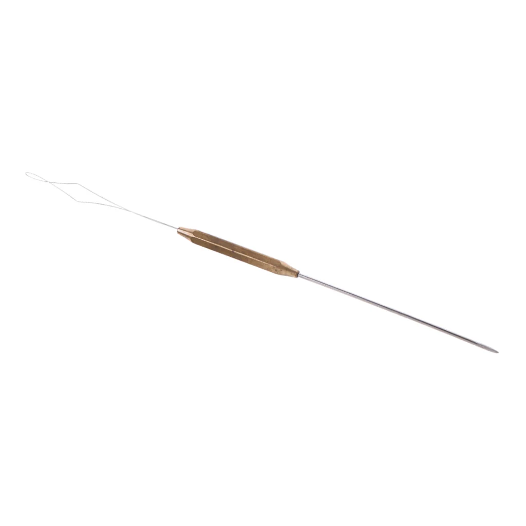

Fly Tying Brass Bobbin Threader with Half Hitch Tool Fly Tying Tools