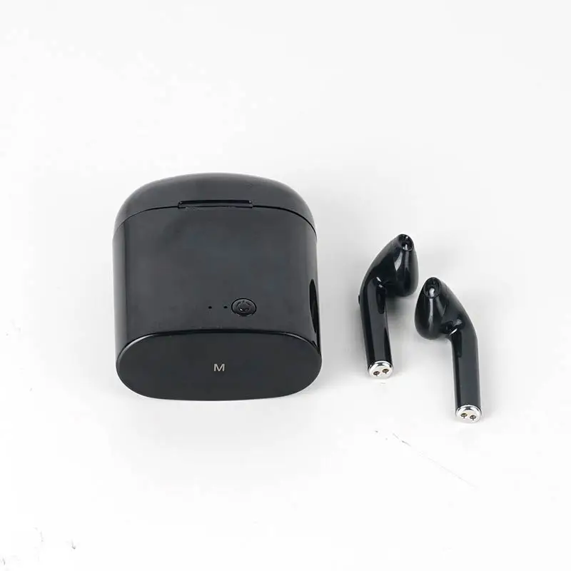 black I7s tws беспроводные bluetooth наушники redmi airdots наушники-вкладыши pods игровая гарнитура беспроводные наушники Bluetooth для apple xiaomi - Цвет: black