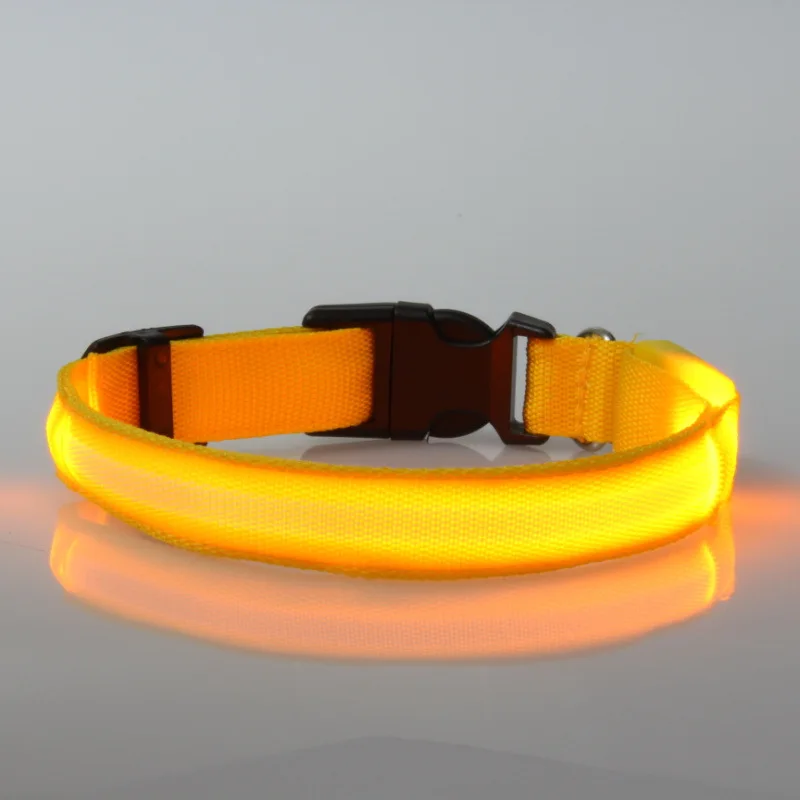 Color 1 Usb зарядка Led собачий ошейник Ночная безопасность мигающий светится в темноте собачий поводок Креативный светодиодный собачий ошейник анти-потеря воротник Перро - Цвет: Color 1
