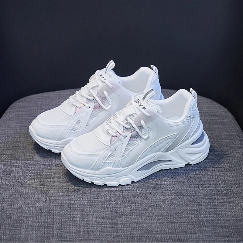 

Новые удобные осенние дышащие кроссовки без шнуровки, прогулочная обувь, спортивная повседневная обувь с вулканизированной подошвой, женс...