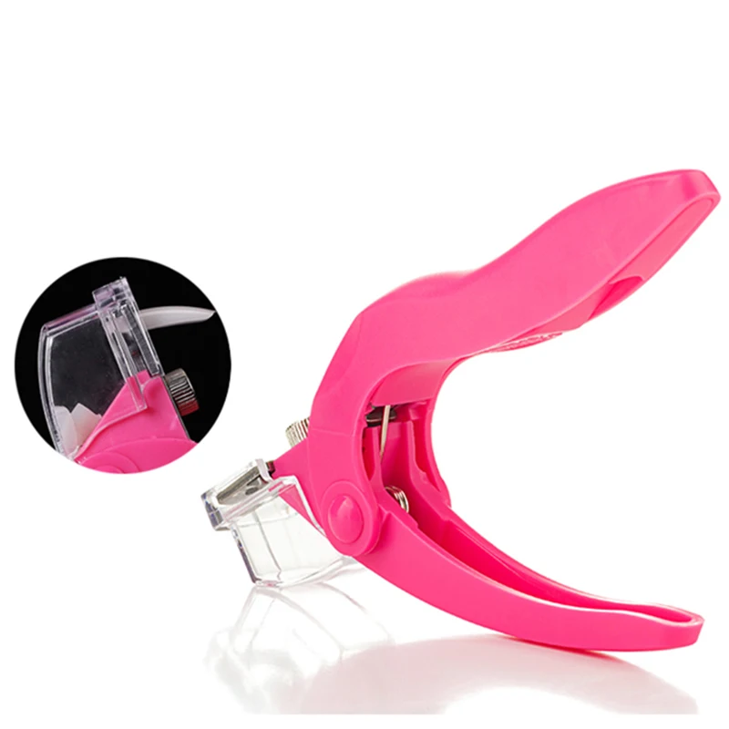 Машинка для стрижки ногтей с УФ гелем накладные кончики кусачки из нержавеющей