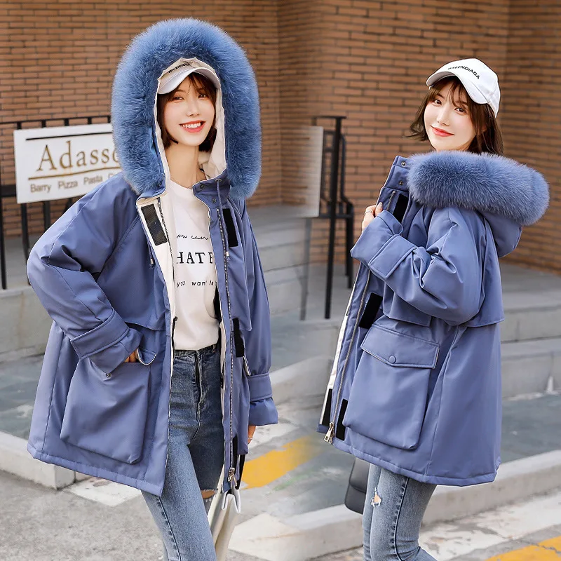 2020 пальто с капюшоном для беременных Женская куртка средней длины зимний