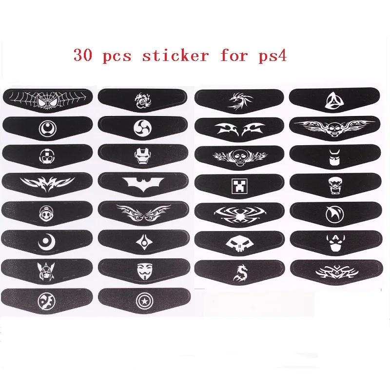 30 шт. в одном наборе игровая светодиодная подсветильник ка Обложка наклейка s для