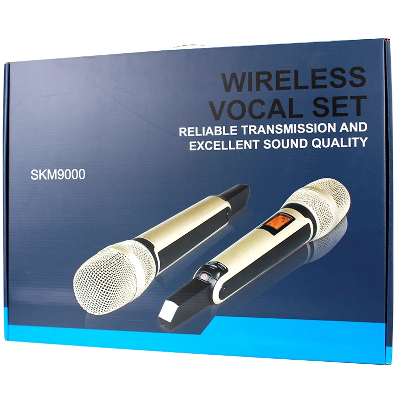Высококачественный беспроводной микрофон Sennheiser SKM9000 2 канала истинное