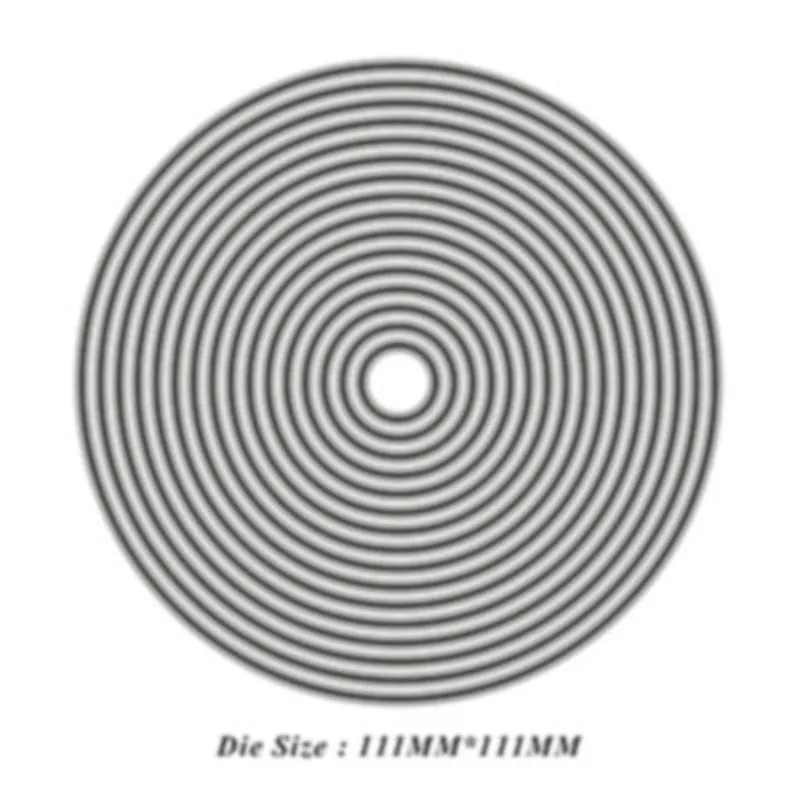 Круглая рамка задней панели комплект металлический Трафаретный вырубной Штамп