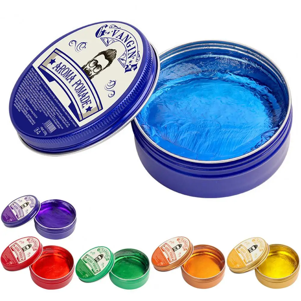 Мини 150 г в коробке водорастворимый красочный воск для волос с ароматом крем