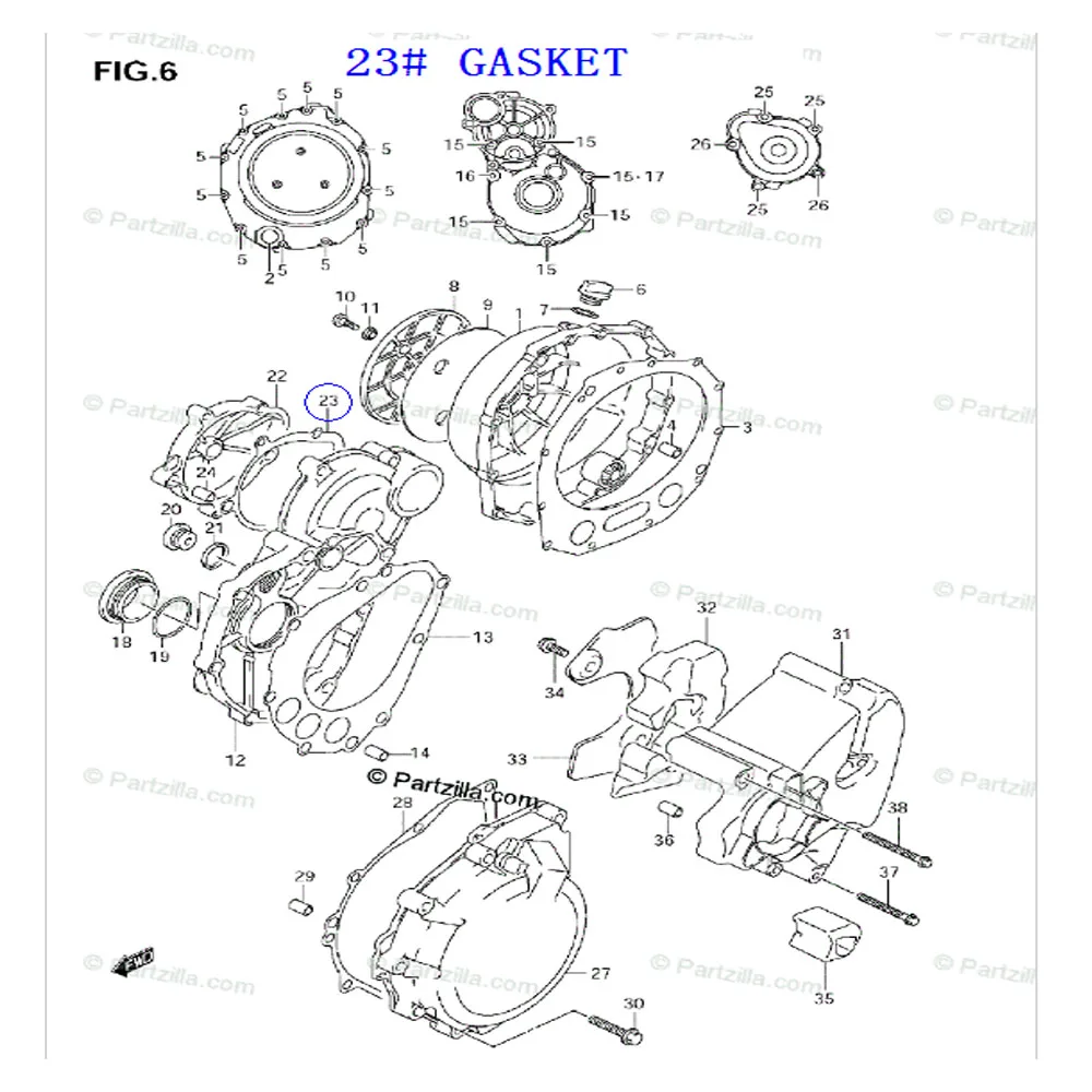 Мотоциклетный статор LOPOR для Suzuki Hayabusa GSX1300R 1999 2019 GSX 1300R GSX1300 R GSX1300BK прокладка крышки