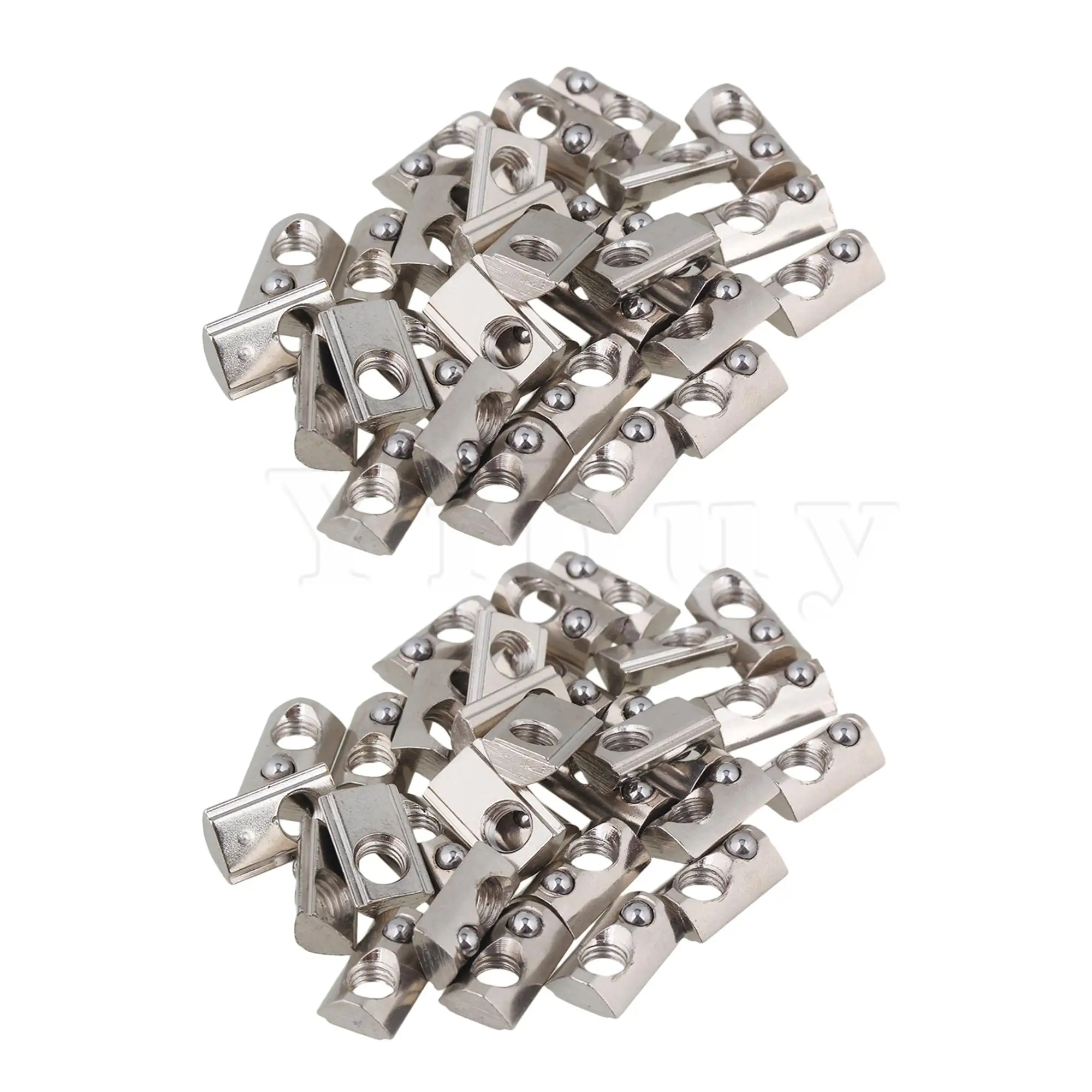 

Пружинные гайки 60x T M5 Thread 20 Series Европейская стандартная углеродистая сталь
