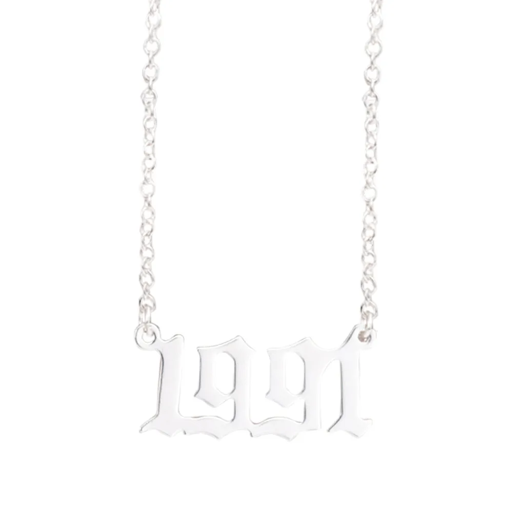 Пользовательское имя шрифт завораживающее ожерелье персонализированные