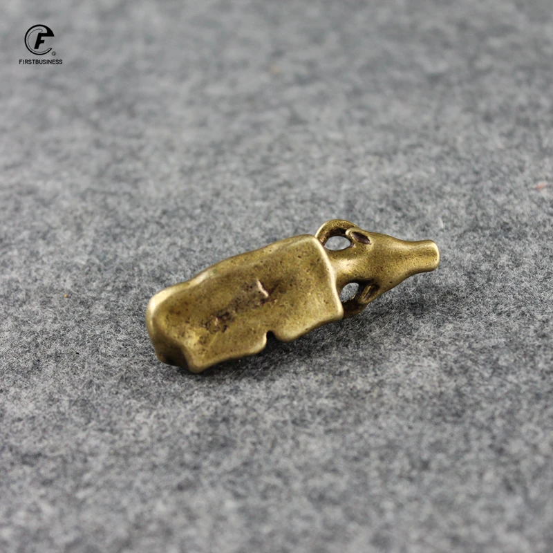Китайская медная Статуэтка маленького орнамента статуэтка животного ручной