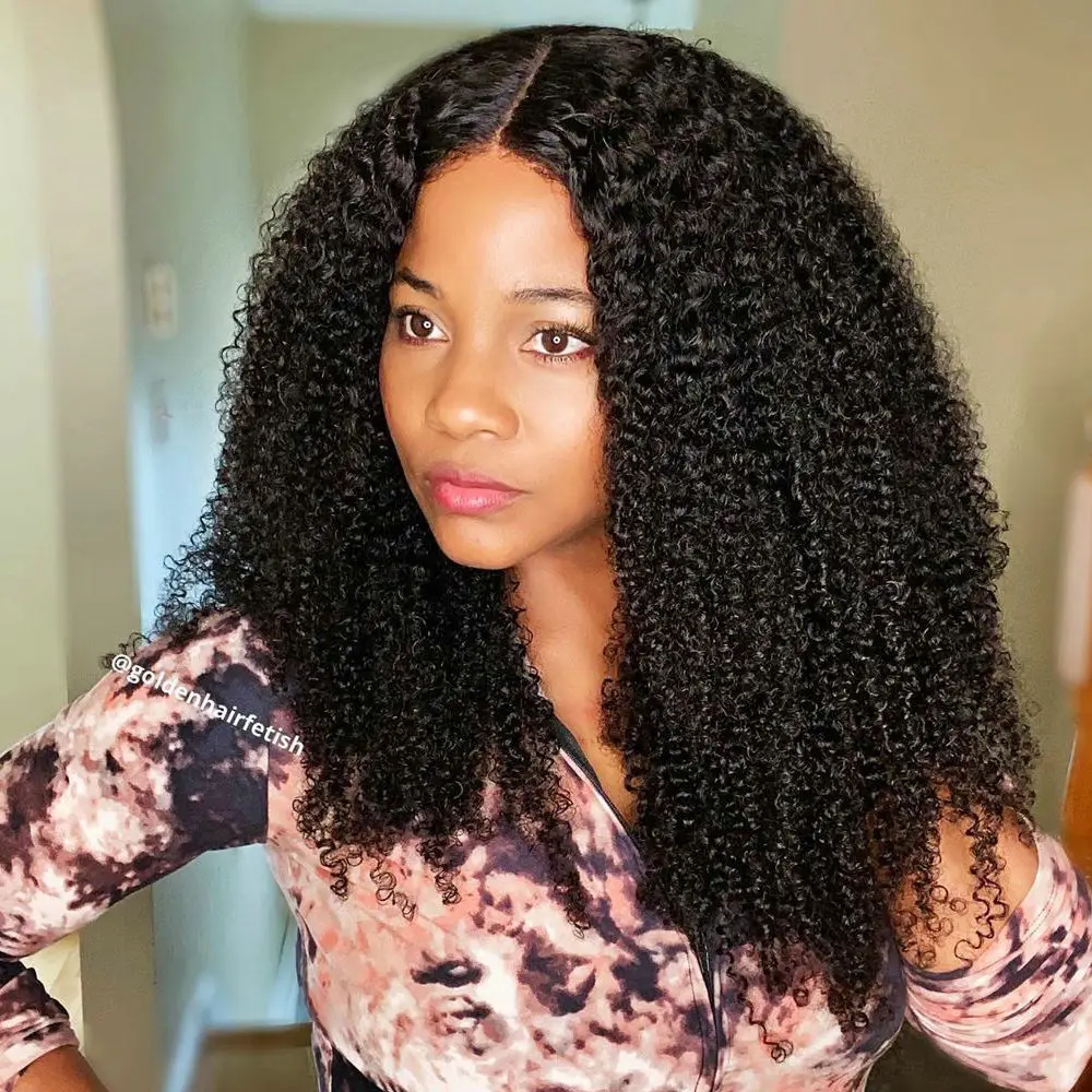 Афро кудрявые вьющиеся парики короткий Боб 13*4 кружевные передние человеческие