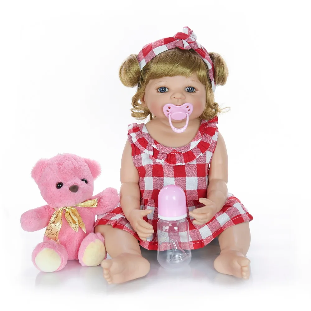 Bebes Reborn doll 57 см полная силиконовая кукла для тела девочка Reborn Baby doll игрушка для ванны Реалистичная новорожденная принцесса NPK Bonecas Menina