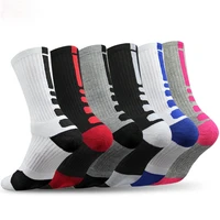 new style men basketball socks mid tube cycling socks outdoor breathable sweat absorbent sports running socks football socks