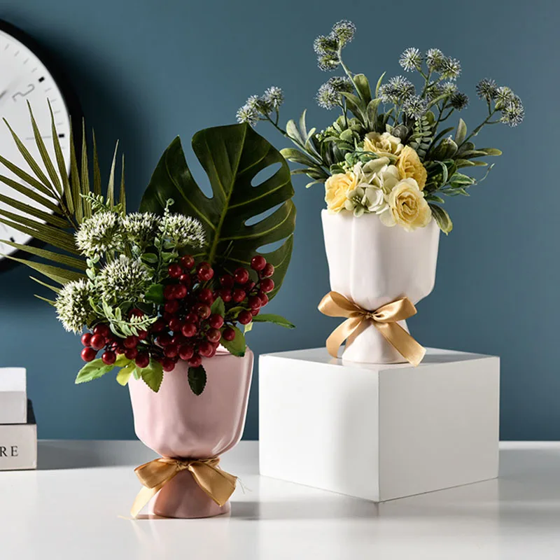 Искусственная книжка цветок керамический декоративные аксессуары настольный