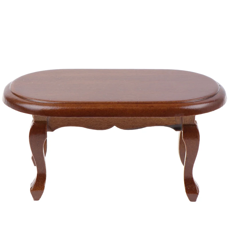 

1/12 Mini Dollhouse Furniture Miniature Simulation Teatable Coffee Table Living Room Toy Doll House Accessories Kids Toy