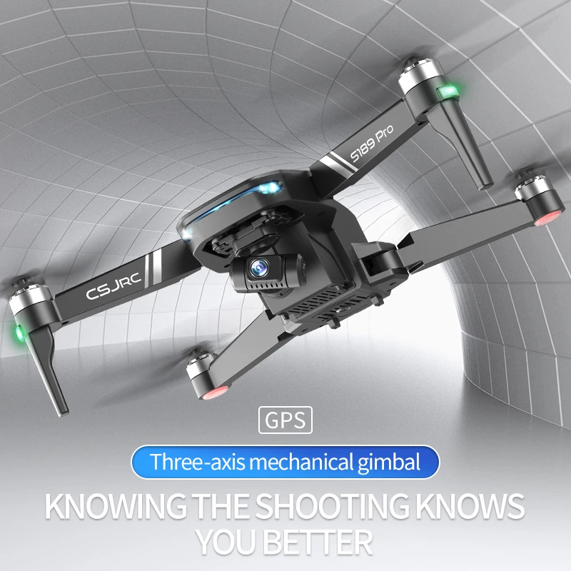 Dron plegable de 3 ejes card&aacute;n con GPS, c&aacute;mara HD 6K 4K 5G, WIFI, antivibraci&oacute;n, fotograf&iacute;a, sin escobillas, distancia m&aacute;xima de 1000M, juguetes, nuevo-2