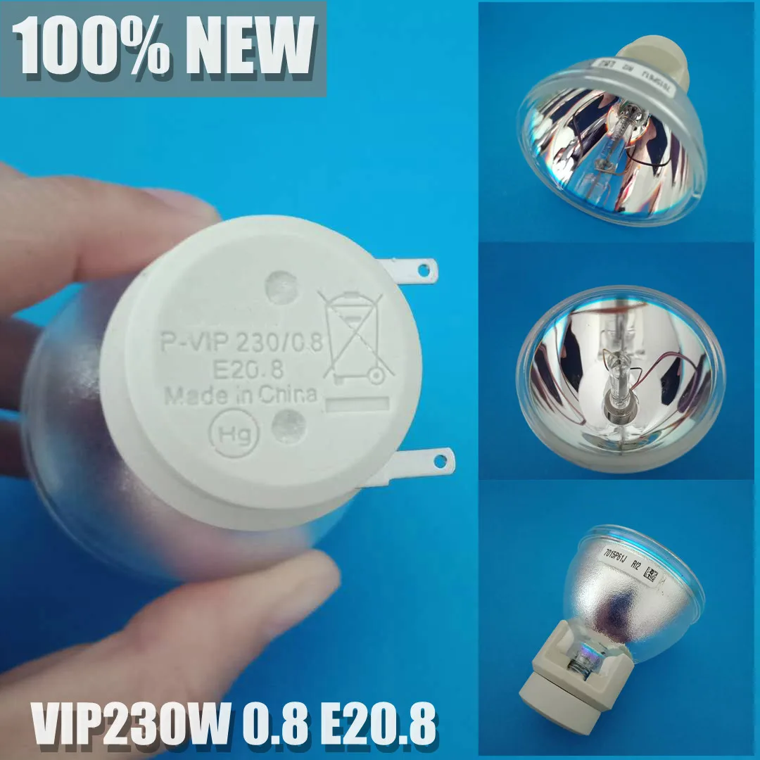 

Оригинальная неизолированная лампа и лампа RLC-061 / P-VIP 230/0.8 E20.8 для проекторов VIEWSONIC Pro8200 Pro8300