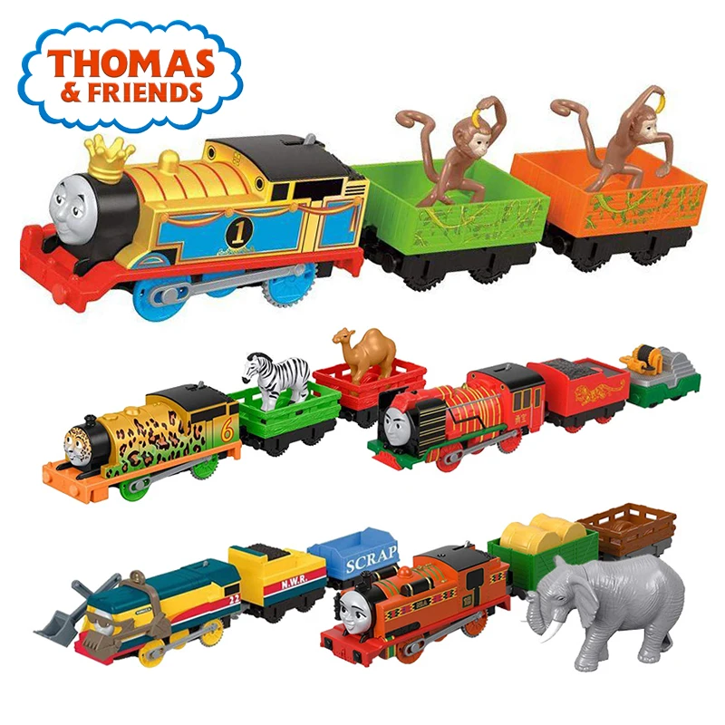 

Thomas and Friends Collection Train Toy Electric Series 1:43 Design Alloy Animal Zoo Car Brinquedo For Children Christmas Gift