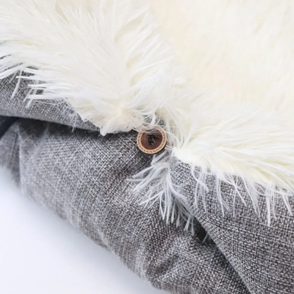 Плюшевый коврик для домашних животных двойного использования одеяло собак и