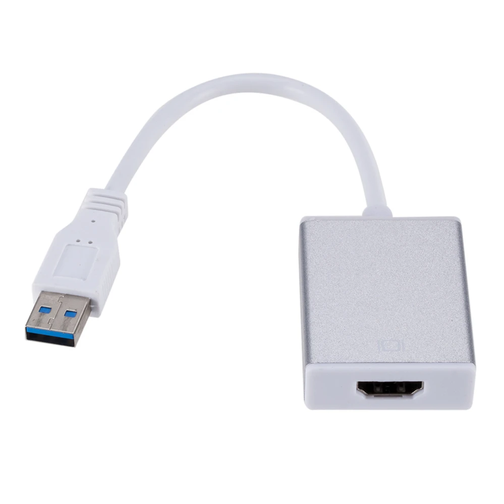 Кабель-переходник PzzPss с USB 3 0 на HDMI мама аудио-видео для ПК Windows 7/8/10 | Электроника