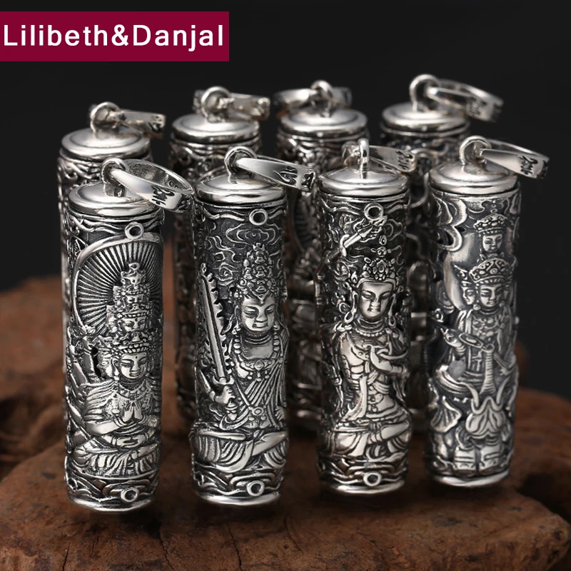 Женский и мужской кулон из 100% серебра 925 пробы подвеска Будда со знаками Зодиака