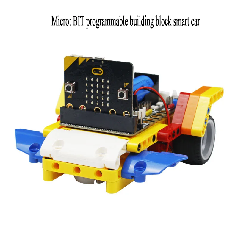 Micro: Bit Programmable Building Blocks Smart Car Microbit Robot Kit Technology Assembled Python