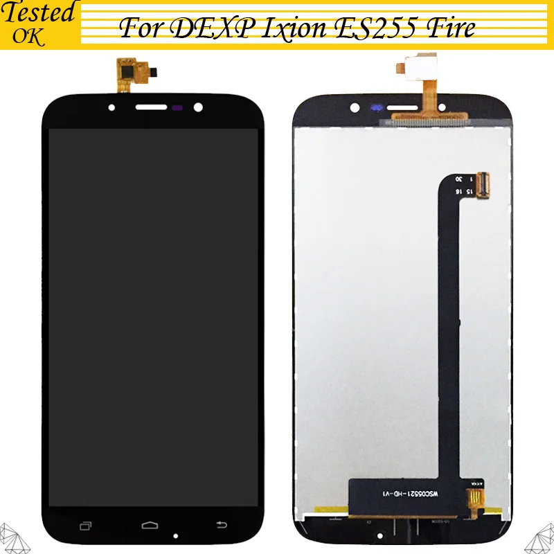 Для DEXP Ixion ES255 пожарный ЖК дисплей с сенсорным экраном дигитайзер сборка запасная