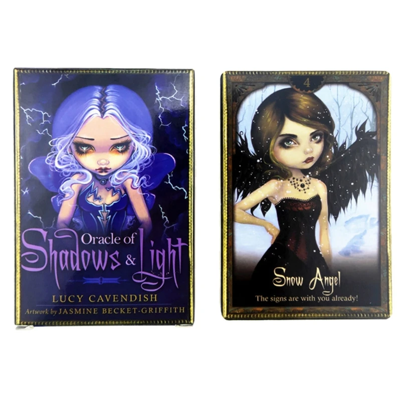 

Oracle of Shadows and Light Full English Party Board Game 45 Cards Deck Tarots 875D