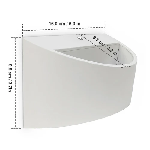 

Настенный светильник Feimefeiyou, белый, алюминий