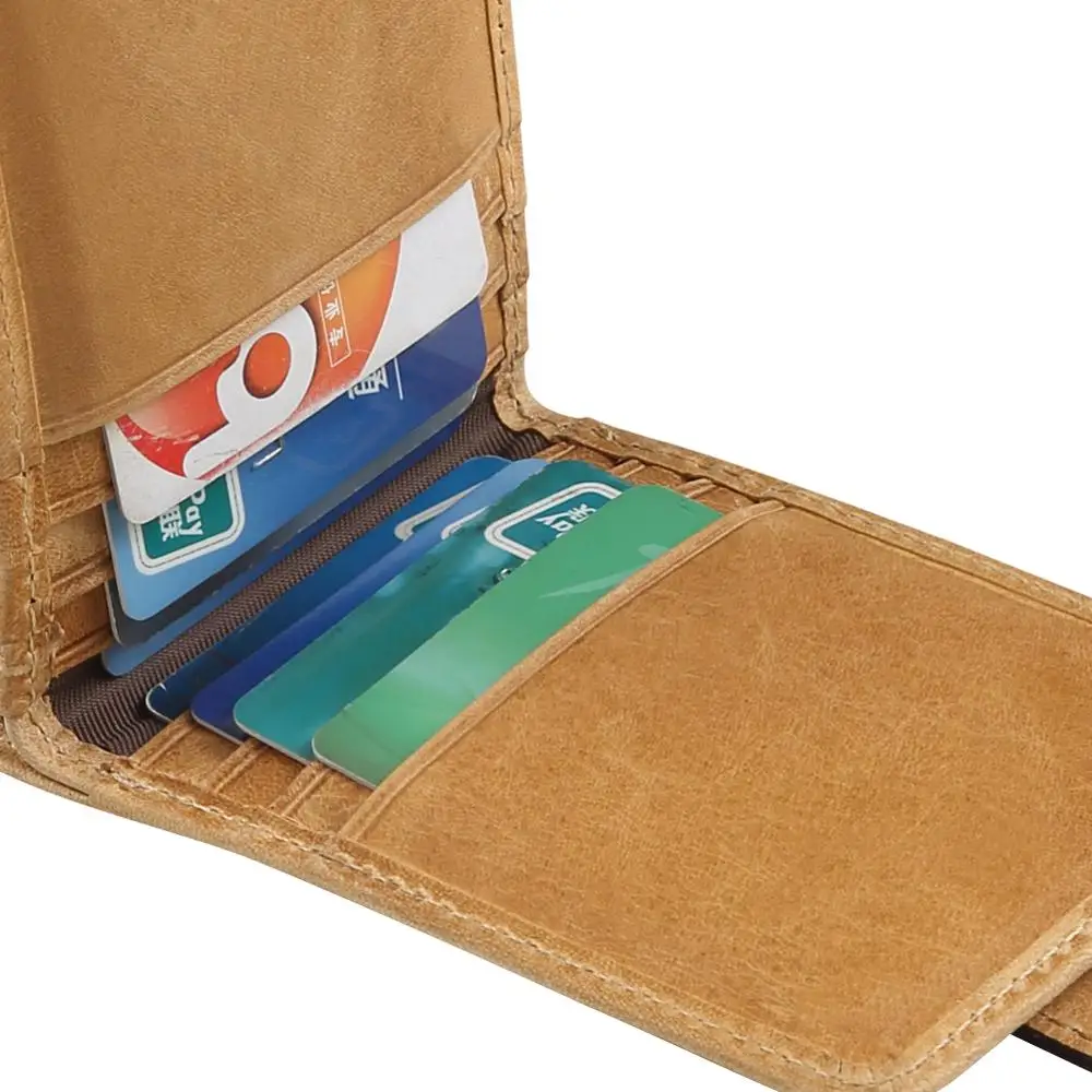 Мужской кошелек JOGUJOS из натуральной кожи с отделением для кредитных карт | Багаж и