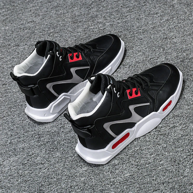 

New Stylish Men's Skateboarding Shoes High Top Leisure Sneakers Breathable Street Sports Shoes Chaussure Homme Running Shoes