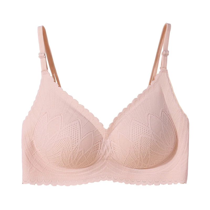 

New traceless sports underwear a piece of Japanese thin style women gather bra lace bra bra women