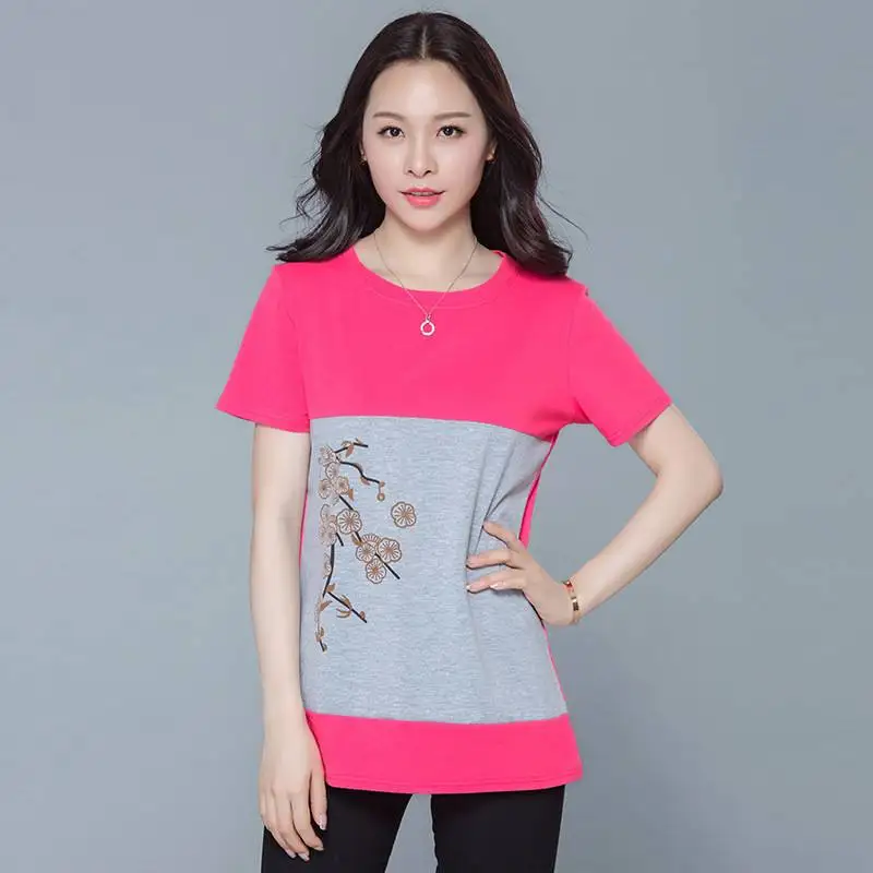 

2019 T Shirt Gold Women Clothes Fashion TeeTop multi Fashion Cotton Ladies Tee Shirt