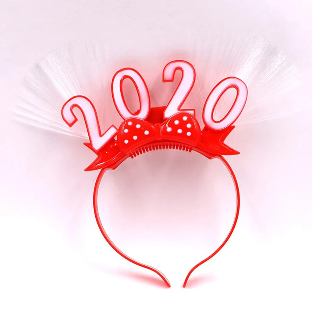 2020 светодиодный светильник Рождественская повязка на голову светящаяся