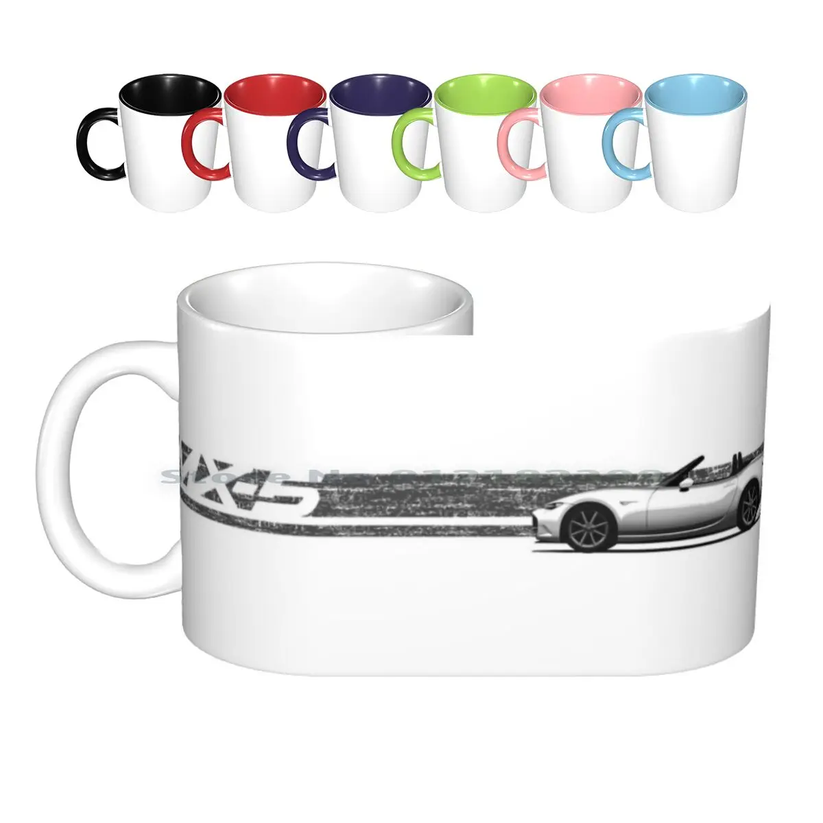 

Знаменитые Классические Дорожные японские керамические кружки с изображением спортивного автомобиля, кофейные чашки, кружка для молока и ...