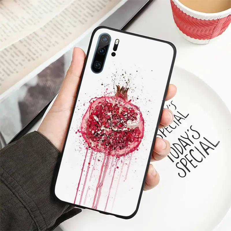 

Watercolor fruit Painted Phone Cases For Huawei honor Mate P 9 10 20 30 40 Pro 10i 7 8 a x Lite nova 5t