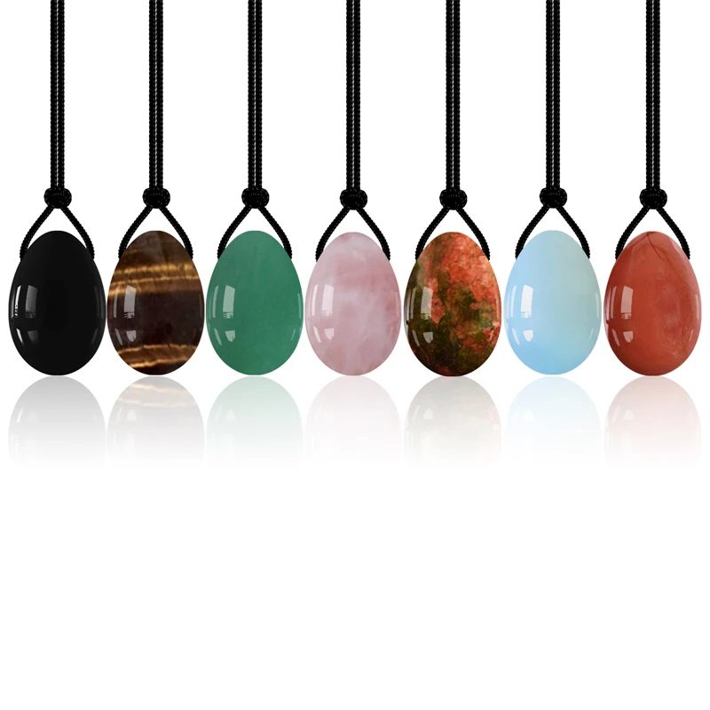 Яйцо Yoni 45*30 мм яйцо из розового кварца нефрита с отверстием аметист Бен ва шарики