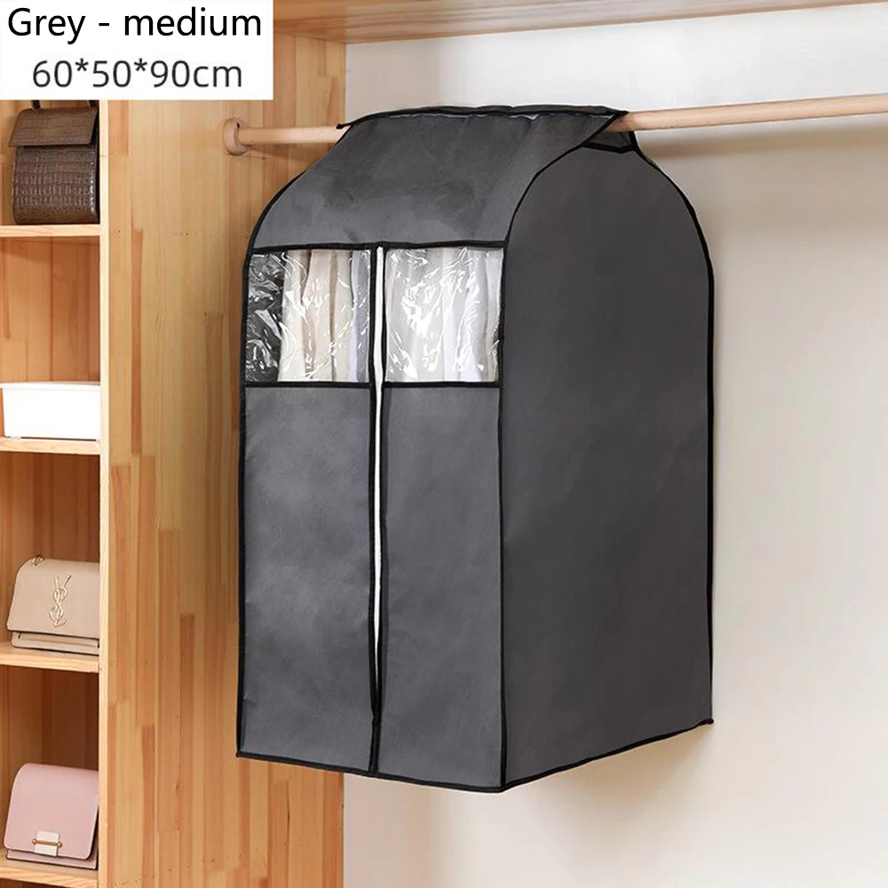 

Dress Hanging Dustproof Bag Closet Storage Protector Hanging Wardrobe Tidy