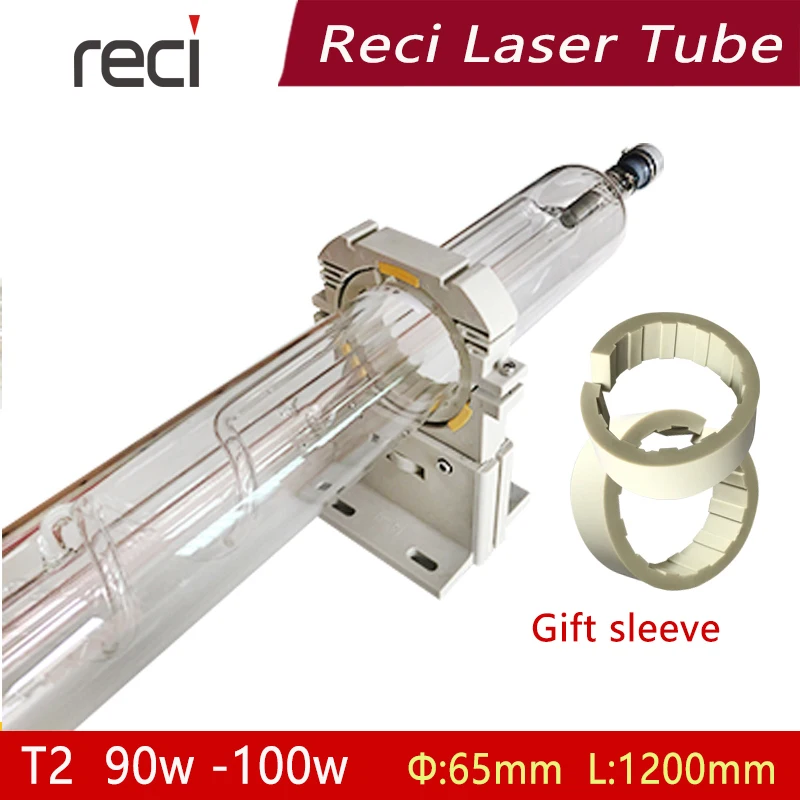 RECI LASER Reci T4 100 Вт-130 Вт CO2 лазерная трубка длиной 1400 мм диаметром 65 для Co2 лазерной