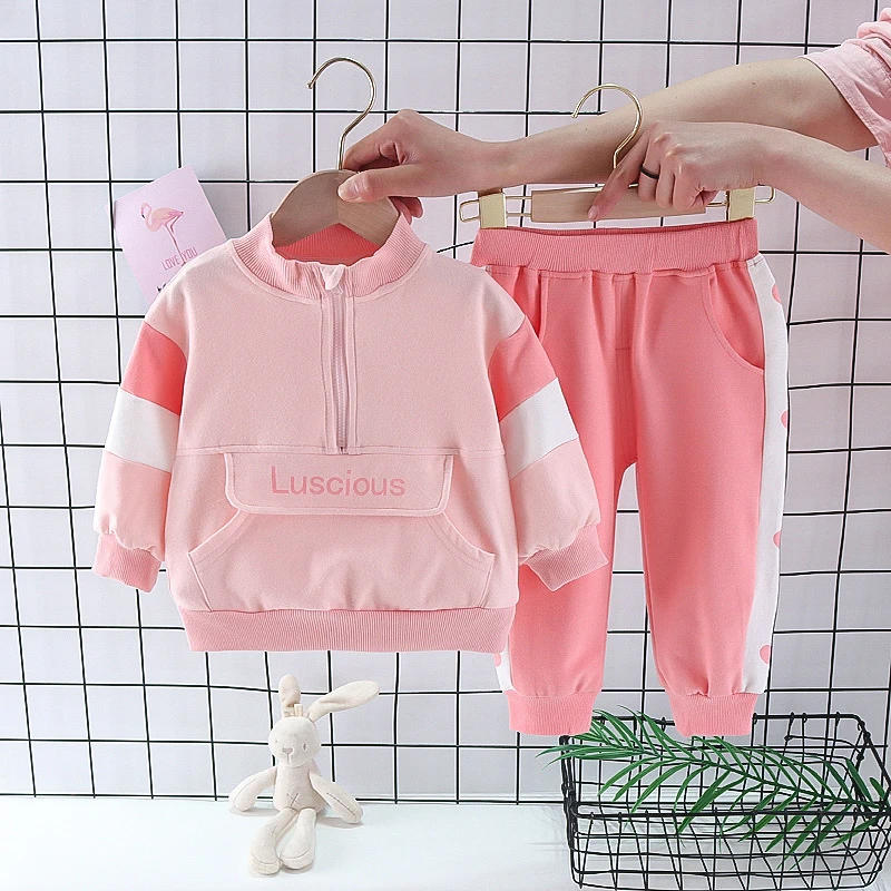 

Menoea Newborn Infant Baby Girls Clothes Set Striped Sweatshirt Tops Pants 2pcs Suits Outfits Long Sleeve Fall Winter Clothing