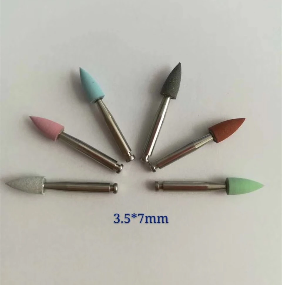 

50pcs silicon rubber dental burs polisher for composite resin