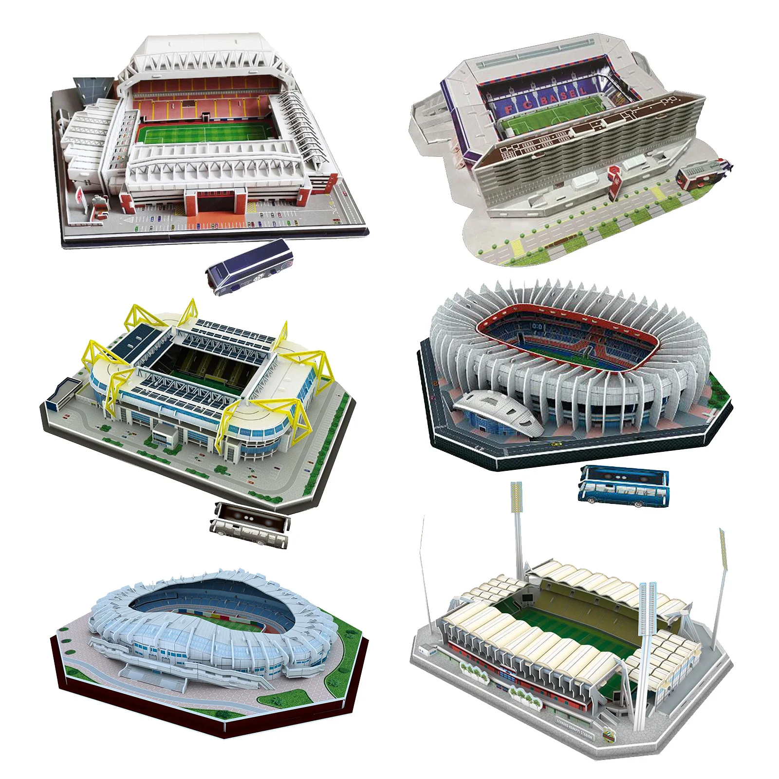 

3D пазл "сделай сам", мир, футбол, стадион, европейская футбольная площадка