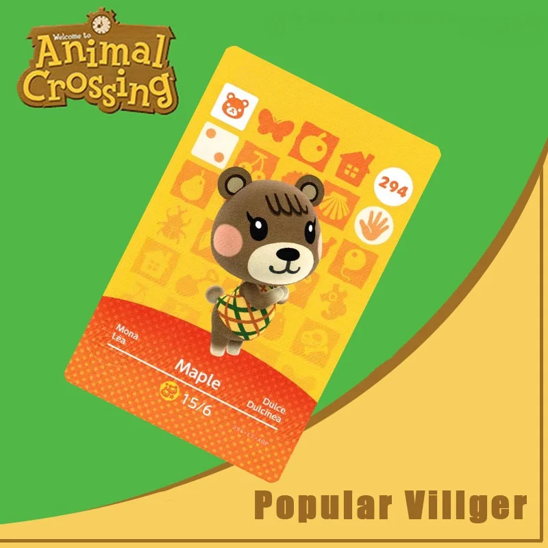 294 Cardinal Crossing Amiibo Card Maple Animal Series 3 Nfc Work for Ns Games дропшиппинг|Карты контроля доступа| |