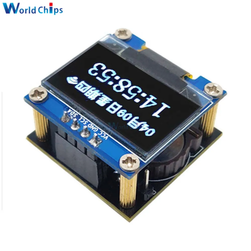 Модуль Wi-Fi для Arduino ESP-12F дюйма 0 96 OLED-дисплей прогноз погоды интерфейс IIC I2C Micro USB 5 В